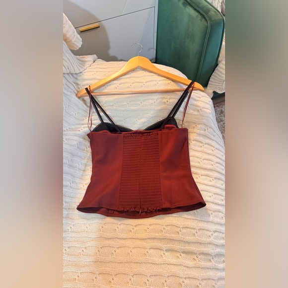 Reformation Melanie Top In Red, brand new without tags, never worn, no flaws. - Picture 9 of 11